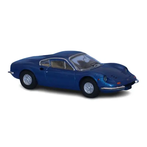 [PCX870634] Ferrari Dino 246 GT, bleu métallisé, 1969 - PCX87 0634 - HO 1/87