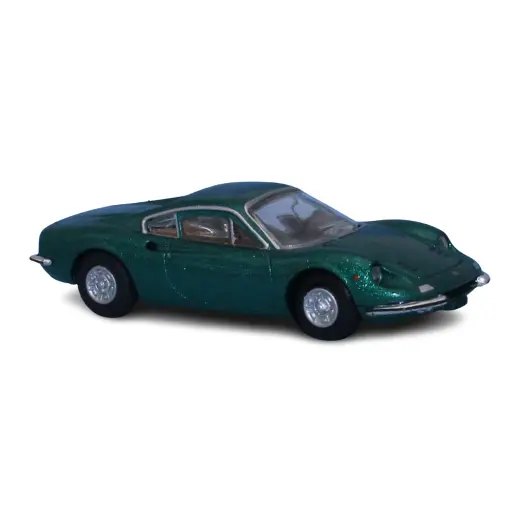[PCX870635] Ferrari Dino 246 GT, vert métallisé, 1969 - PCX870635 - HO 1/87