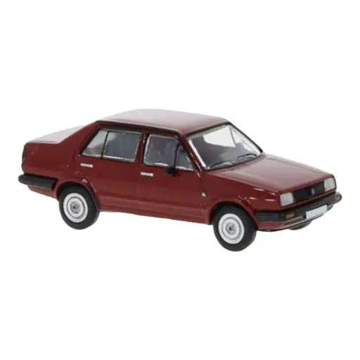[PCX870197] Voiture Volkswagen Jetta II - PCX 870197 - HO 1/87 - Rouge foncé - Berline 4 portes - 1984