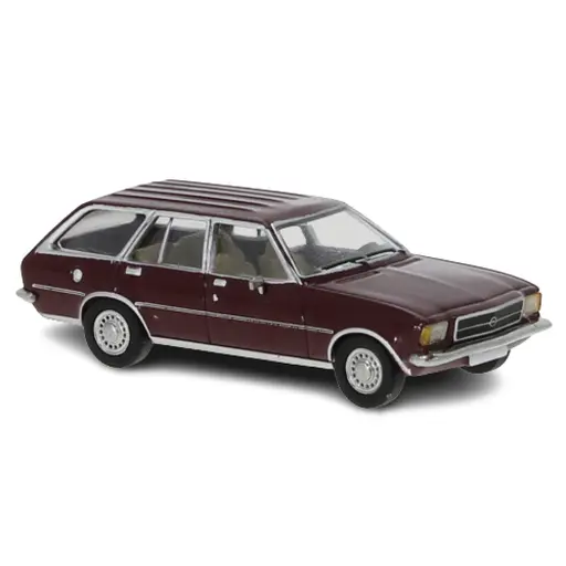 [PCX870400] Voiture Opel Rekord D Caravan break - Rouge foncée - PCX 870400 - HO 1/87