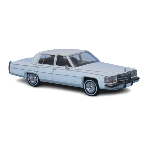 [PCX870449] Cadillac Fleetwood Brougham - Blanche - PCX 870449 - HO 1/87