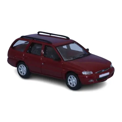 [PCX870467] Ford Escort MK VI break | rouge foncé métallisé | PCX 870467 | HO 1/87