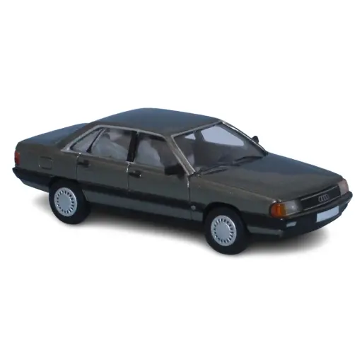 [PC870439] Audi 100 C3 - Gris foncé métallisé - 1982 - PCX 870439 - HO 1/87