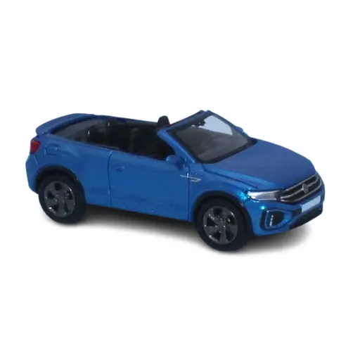 [PCX870603] Volkswagen T-Roc cabriolet ouvert phase 2 - 2022 - Bleu métallisé - PCX870603 - HO 1/87