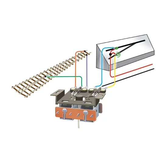 [PEPL15] Contacteur double fin de course pour aiguillage - Peco PL15 - N TT HO HOe HOm  O