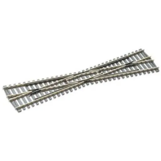 [PESL194] Croisement long 12° Peco SL194 Insulfrog 249 mm code 75 - HO 1/87