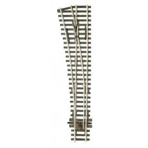Aiguillage courbe à gauche R5 Ballast Souple-HO 1/87-ROCO 42570