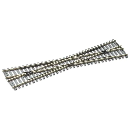 [PESL94] Croisement long 12° Peco SL94 Insulfrog 249 mm code 100 - HO 1/87