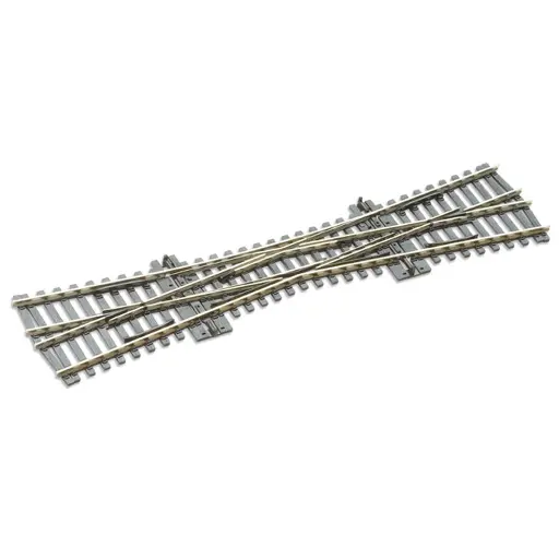 [PESL80] Traversée Jonction simple TJS 12° Peco SL80 Insulfrog 249 mm code 100 - HO 1/87