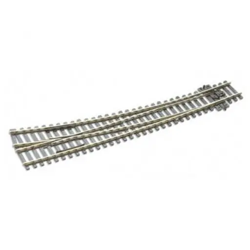 [PESL86] Aiguillage courbe à droite Peco SL86 Insulfrog 258 mm code 100 - R 1524 & 762 mm - HO 1/87