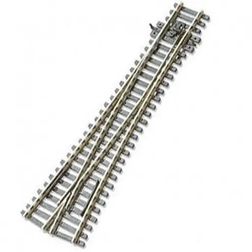 [PESL98] Aiguillage symétrique 12° Peco SL98 Insulfrog 220 mm code 100 - R 1828 mm - HO 1/87