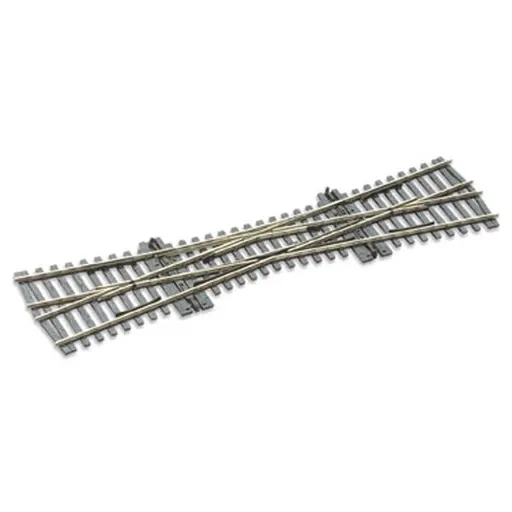 [PESLE180] Traversée Jonction simple TJS 12° Peco SLE180 Electrofrog 249 mm code 75 - HO 1/87