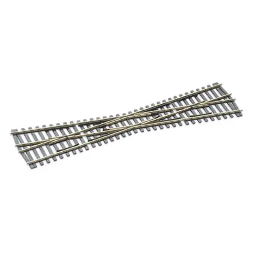 [PESLE194] Croisement long 12° Peco SLE194 Electrofrog 249 mm code 75 - HO 1/87