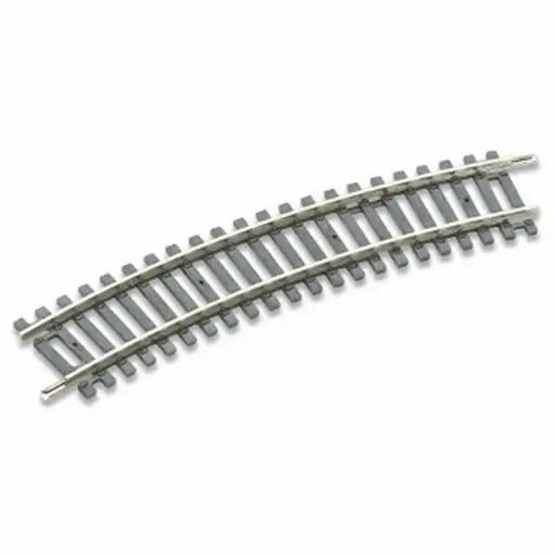 [PEST220] Rail courbe Setrack R1 371 mm 22,5° code 100 - Peco ST220 - HO 1/87 - 2R