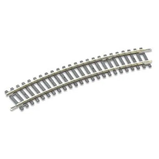 [PEST225] Rail courbe rayon 438 mm 22,5° Peco ST225 - HO : 1/87 - Code 100