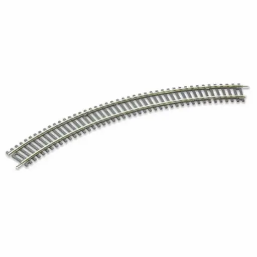 [PEST221] Rail courbe Setrack R1 371 mm 45° code 100 - Peco ST221 - HO 1/87 - 2R