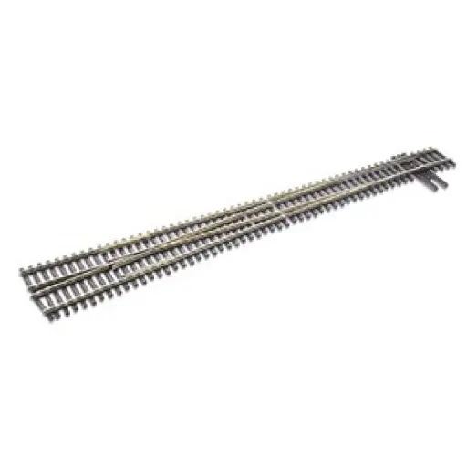 [PESL8382] Aiguillage à gauche, longueur 322mm, rayon 1702mm, angle 7.15°, sans coeur polarisé (insulfrog), code 83