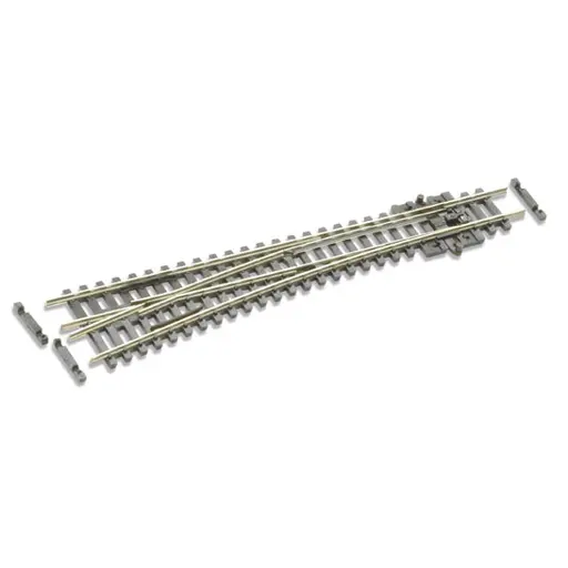 [PESLU396F] Aiguillage gauche avec coeur polarisé - PECO SLU396F - N 1/160