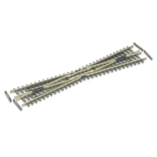 [PESL394F] Croisement sans coeur polarisé longueur 154mm angle 10° code 55