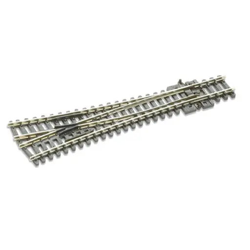 [PESL397] Aiguillage symétrique sans coeur polarisé longueur 127mm rayon 762mm angle 8° code 80
