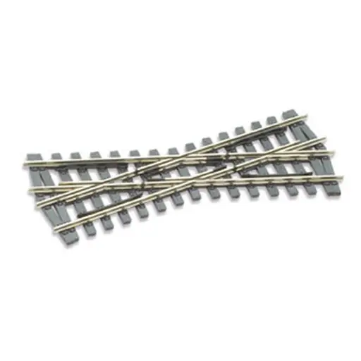 [PESLE1493] Croisement HOm avec coeur polarisé (electrofrog), longueur 117mm, angle 20°, code 75