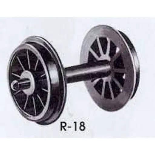 [PEPR18] Paire d'essieux, roue à rayons