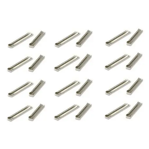[PESL110] Sachet de 24 éclisses métal - code 70, 75 et 83 - Peco SL110 - HO 1/87