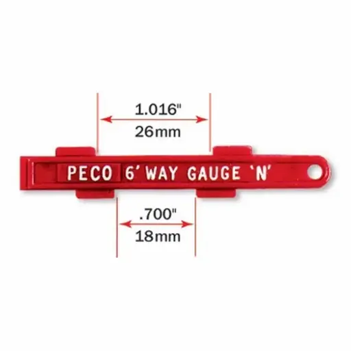 [PESL336] Gabarit d’entrevoie et de hauteur de quai – Peco SL336 – N 1/160