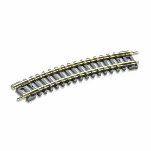 [PEST3] Rail courbe Setrack R1 228 mm 22,5° code 80 - Peco ST3 - N 1/160 - 2R