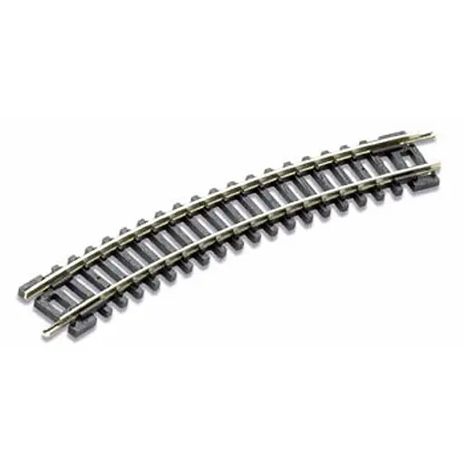 [PEST3] Rail courbe rayon 228mm 22.5° code 80, 16 au cercle