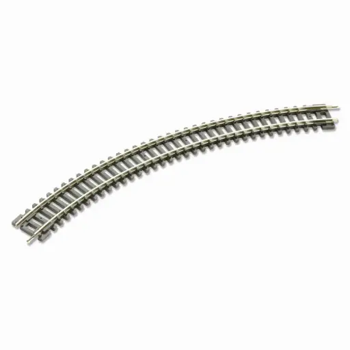 [PEST12] Rail courbe Setrack R1 228 mm 45° code 80 - Peco ST12 - N 1/160 - 2R