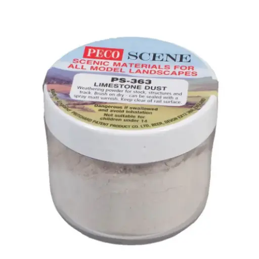 [PEPS363] Poudre de patine poussière de calcaire 75ml - Peco PS363 - Échelle universelle