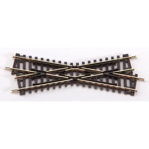 [PEST50] Croisement angle de 22° longueur 87 mm - Peco ST50 - Echelle N: 1/160ème
