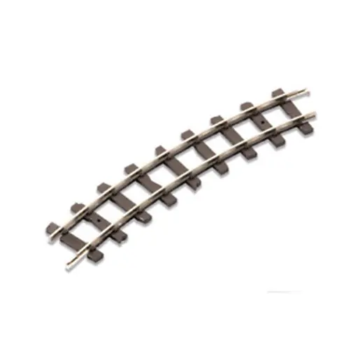 [PEST403] Rail courbe HOe rayon 228mm, angle 45°, 16 unités au cercle - PECO ST403 - code 80
