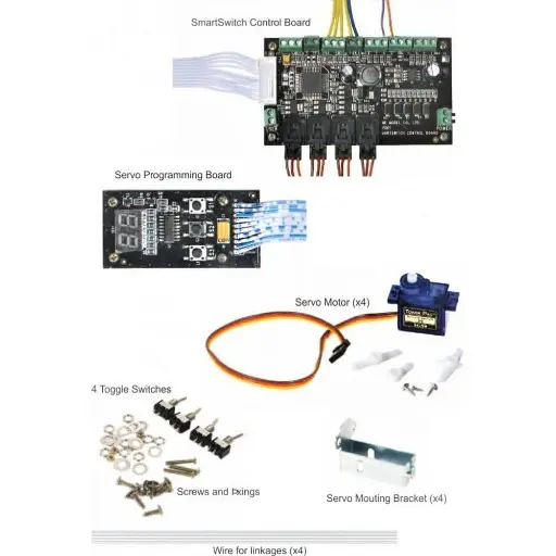 [PEPLS100] Coffret Smartswitch, commande par servomoteurs - Peco PLS100
