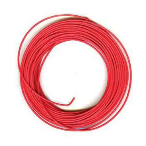 [PEPL38R] Fil rouge 0.2 mm carré, longueur : 7 mètres