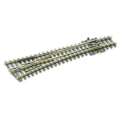 [PESLE396] Aiguillage gauche R457 12° 123.7 mm ELECTROFROG PECO SLE396 - N 1/160 - code 80
