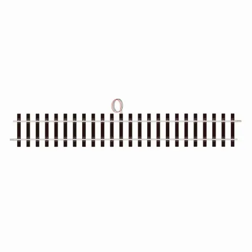 [PEST702] Rail droit d'alimentation Setrack 393,7 mm code 124 - Peco ST702 - O 1/43 - 2R