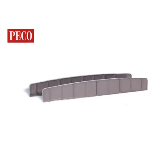 [PELK10] Côtés pont métallique - Peco LK10 - OO / HO - 222 mm