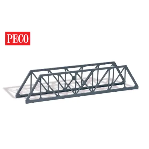 [PELK11] Côtés pont à poutres en treillis - Peco LK11 - OO / HO - 222 mm