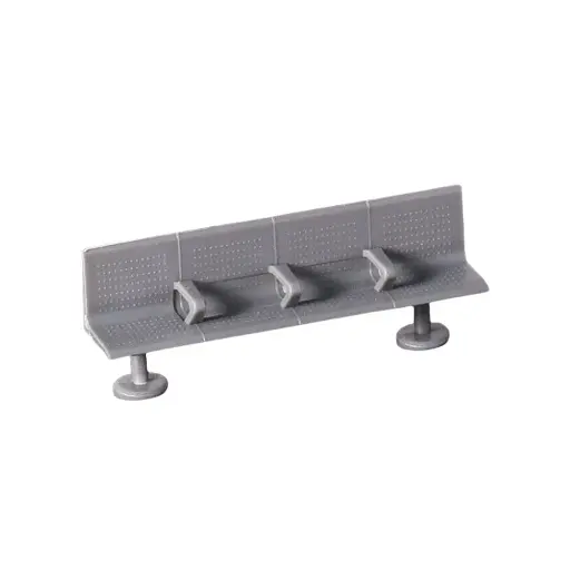 [PELK29] Lot de 12 Sièges de Quai Modernes - LK-29 PECO L/S - OO/HO (12)