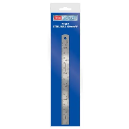 [PEPT507] Règle en acier 150mm - Peco PT507