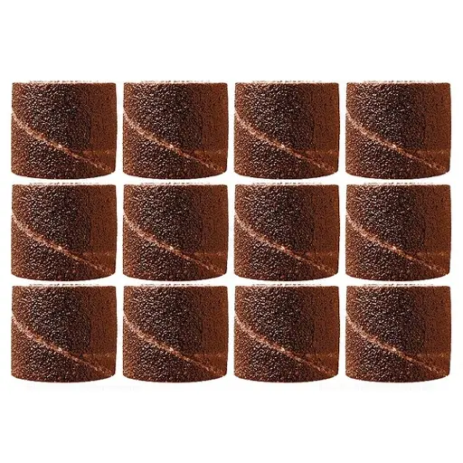 [PGM3630] Set 12 bandages abrasifs - PG MINI M.3630 - Diamètre 13 mm