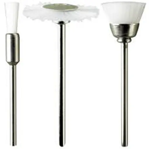[PGM4170] Set 3 brosses en nylon - PG Mini 4170 - Diamètres 5, 12 et 21mm