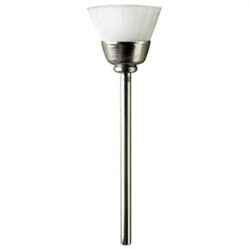 [PGM4160] Brosse coupelle en nylon blanc Ø 12 mm - PG Mini 4160