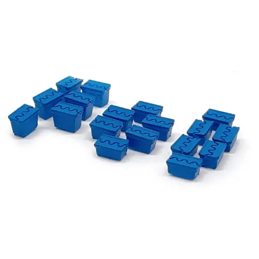 [87T221131] Boîtes en plastique européennes - 87TRAIN 221131 - HO 1/87