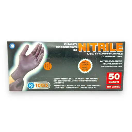 [PGP50610] 50 gants jetables en nitrile taille M - PG Mini P50610