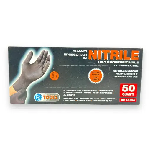 [PGP50611] 50 gants jetables en nitrile taille L - PG Mini P50611