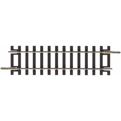 [PI55204] Rail droit G107 - 107 mm PIKO 55204 - HO 1/87 - Code 100