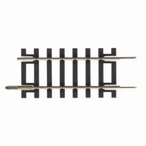 [PI55207] 2 rails droits de transition 61,88 mm code 100 - Piko 55207 - HO 1/87 - 2R